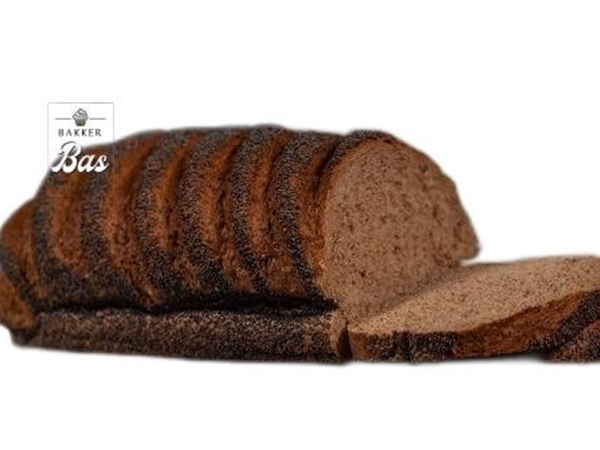 Maanzaadvloerbruin&nbsp;gesneden