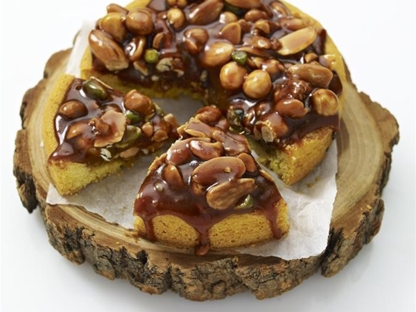 Notencaramel-taartje